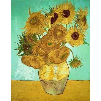 Blumen und Pflanzen  -  Les Tournesols 3, Vincent Van Gogh - Van Gogh, Vincent