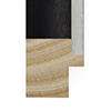 Anthrazit mit silbernem Rand (30x30 mm) I-4412-629